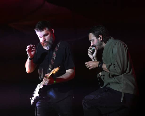 Editors perform during a concert at the Metronome Festival in Prague