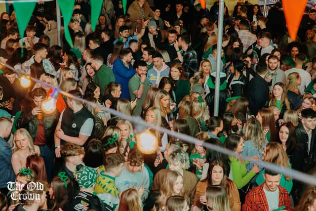 St Patrick's Day celebrations at The Old Crown in Digbeth