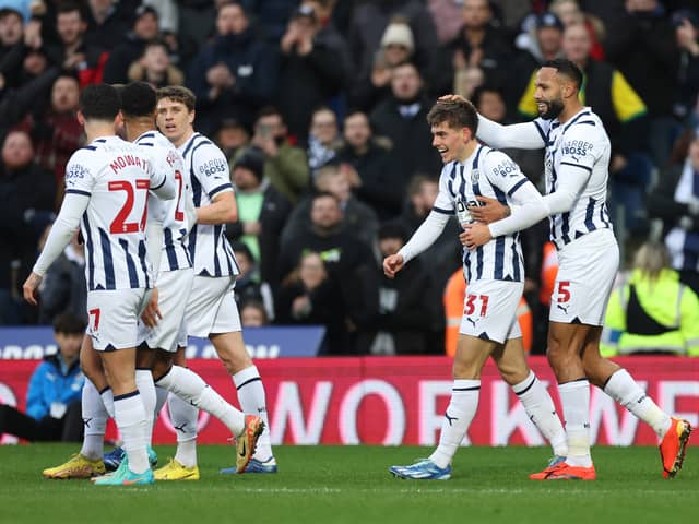 West Brom are in the mix for a play-off spot in the Championship. How many points do the Baggies need from their final 12 games? (Photo by Catherine Ivill/Getty Images)