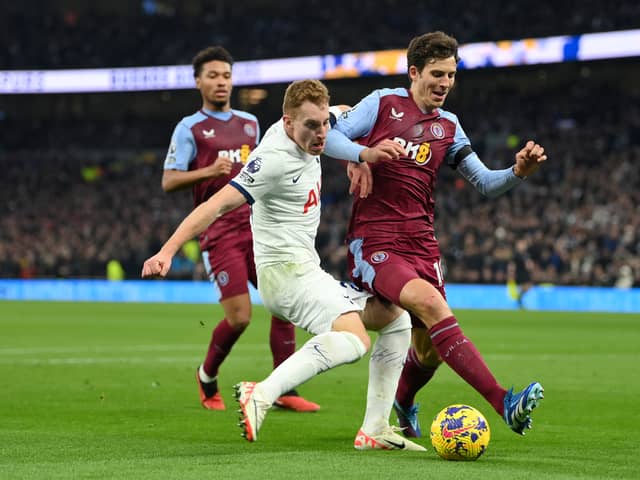Pau Torres is expected to be available for Aston Villa against Spurs. He was substituted off against Ajax on Thursday. (Photo by Justin Setterfield/Getty Images)