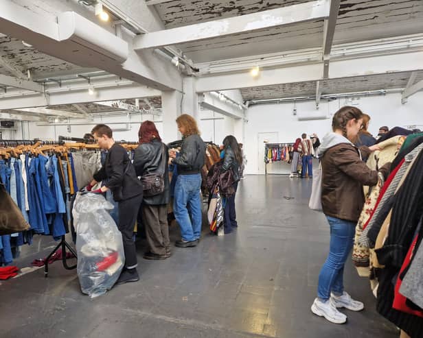 Worth the Weight is a Sheffield-based company that organises events across the country, where you can buy vintage and pre-owned clothing by the weight, not by the item.