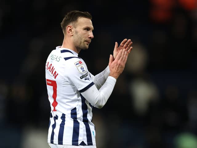 Andi Weimann is on loan at West Brom from Bristol City. The 32-year-old will have to sit things out for the Baggies' next Championship clash. (Photo by Catherine Ivill/Getty Images)