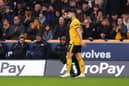 Pedro Neto is not expected to feature for Wolves against Coventry City. The Portuguese winger was subbed off with a hamstring injury. (Photo by Nathan Stirk/Getty Images)