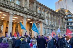 Protest against Birmingham City Council cuts