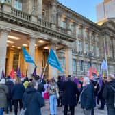 Protest against Birmingham City Council cuts