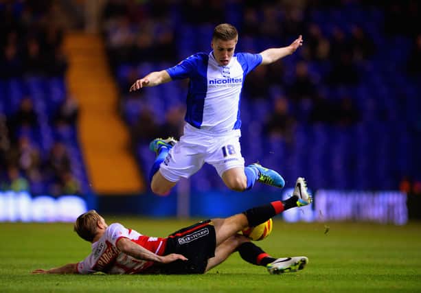 Academy product Hancox played 33 times for Birmingham.
