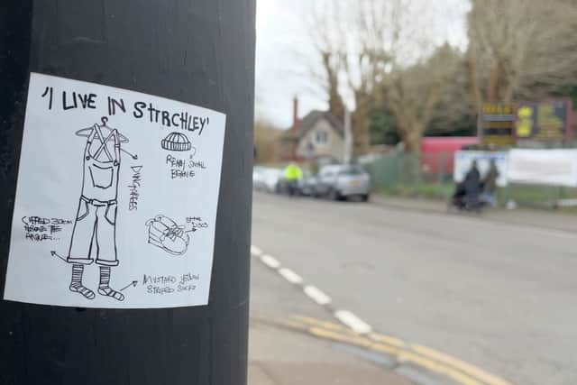 Street art depicts a Stirchley resident