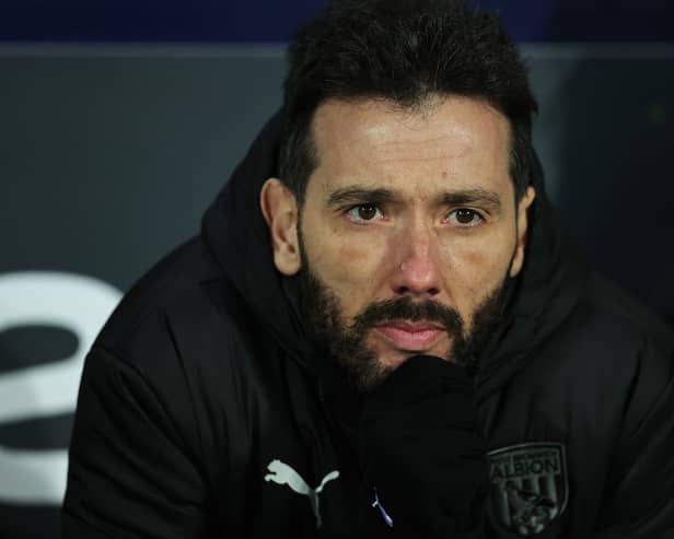 Carlos Corberan might have a selection issue to worry about next week. West Brom have a double-header upcoming. (Image: Getty Images)