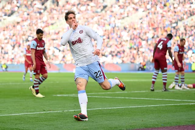 Zaniolo's goal rescued a point for Villa at London Stadium.
