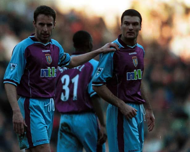 Gareth Southgate was the captain of Aston Villa during his playing career. He could now become a rival Premier League boss. (Image: Shaun Botterill/ALLSPORT)