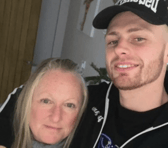 Cody Fisher and his mum Tracey