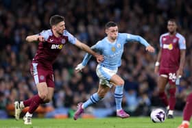 Clement Lenglet is doubtful for Aston Villa’s trip to Arsenal. He won’t play against Lille in the UEFA Europa Conference League. (Image: Getty Images)