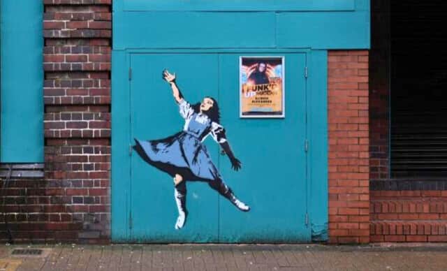 Mysterious Dorothy artwork appears overnight in Birmingham’s Gay Village that looks like it’s done by Banksy