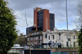 Birmingham's notorious eyesore tower block, was found in a state of disrepair. 