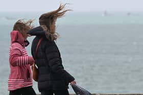 The yellow weather warning of wind is in place until 10pm this evening.