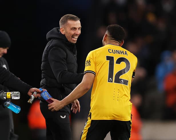 Gary O'Neil could rejig things in attack for Wolves at the weekend. They host Arsenal at Molineux in the Premier League. (Photo by Jack Thomas - WWFC/Wolves via Getty Images)