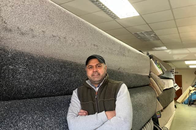 Mirafsar is the owner of Cotteridge Carpets