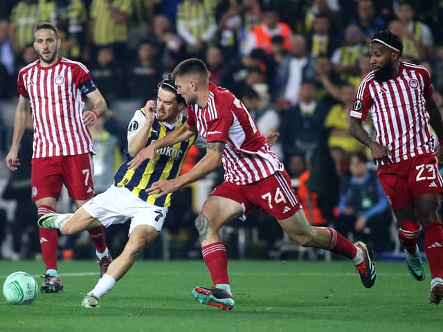 It's claimed scouts form 34 teams were in attendance to watch Fenerbahce vs Olympiacos.