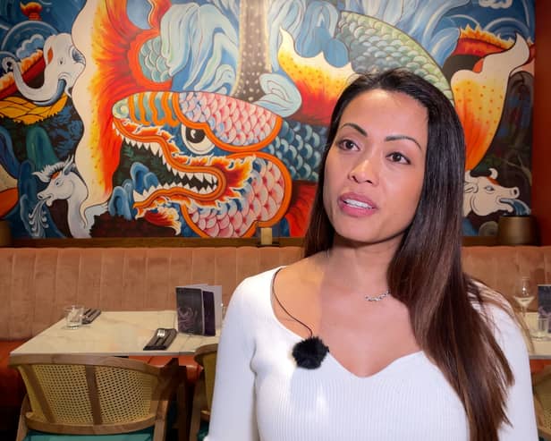 Juree Chidwick, co-owner of Sabai Sabai shares he pride in the restaurant