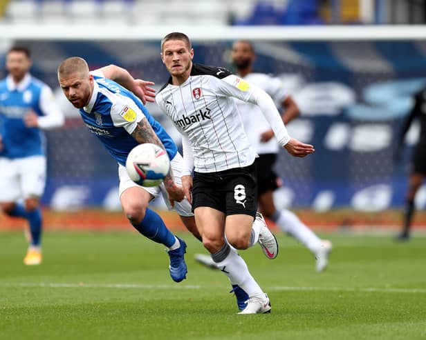 Adam Clayton is a free agent after leaving Rochdale. The former Birmingham City man is leaving after just one year in the National League. (Image: Jan Kruger/Getty Images)