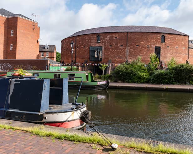 Canal view of the Roundhouse Birmingham