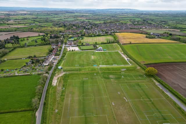 Aerial view of Inkberrow FC
