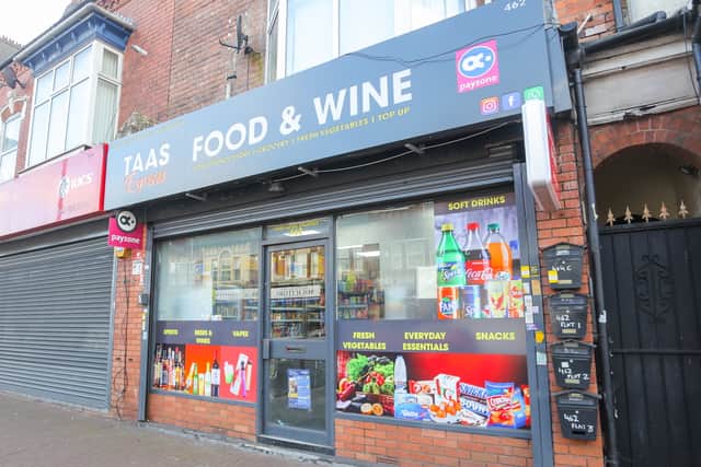 TAAS express shop in Bearwood Road, Smethwick