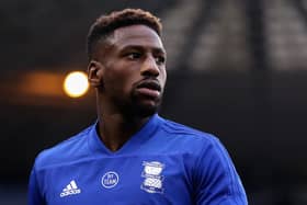 Omar Bogle was on loan at Birmingham City during the 2018/19 season. He is now a free agent after Newport County released him. (Photo by Alex Pantling/Getty Images)