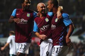 Habib Beye was a player at Aston Villa from 2009 to 2011. He could be set for a top job in French football. (Photo by Laurence Griffiths/Getty Images)