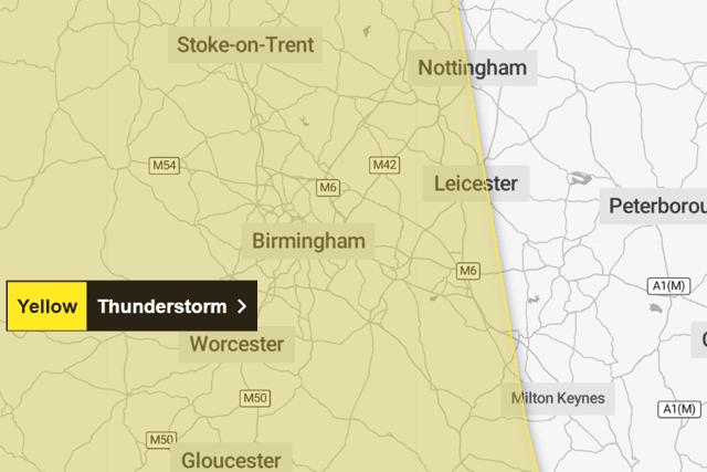 Met Office issues weather warning for Birmingham this weekend - full ...