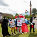 Students protesting against war in Gaza  have set up pro-Palestine camp at the University of Birmingham's main Edgbaston campus