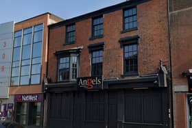 Angels strip club on West Bromwich High Street