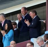 Prince of Wales celebrates as Aston Villa reach Champions League for the first time 