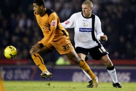 Leon Clarke has announced his next steps after retiring from playing. The 39-year-old began his career at Wolves. (Photo by Clive Mason/Getty Images)