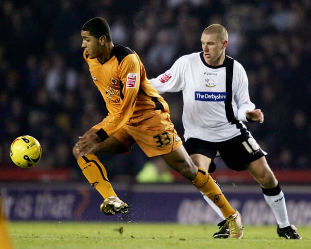 Leon Clarke has announced his next steps after retiring from playing. The 39-year-old began his career at Wolves. (Photo by Clive Mason/Getty Images)