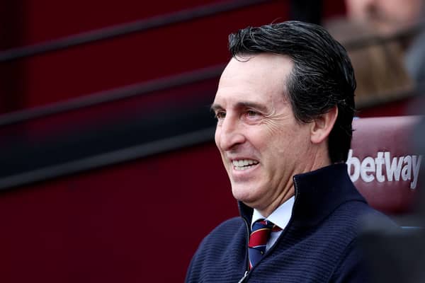 Unai Emery has named his son, Lander Emery, on the bench away at Crystal Palace.