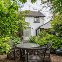 The three bedroom property, garden view