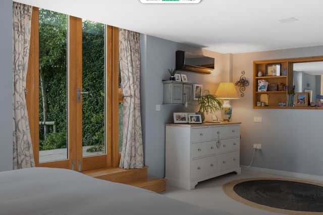 The bedrooms are all large, and some open onto the garden