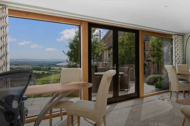 The principle rooms all face the stunning view