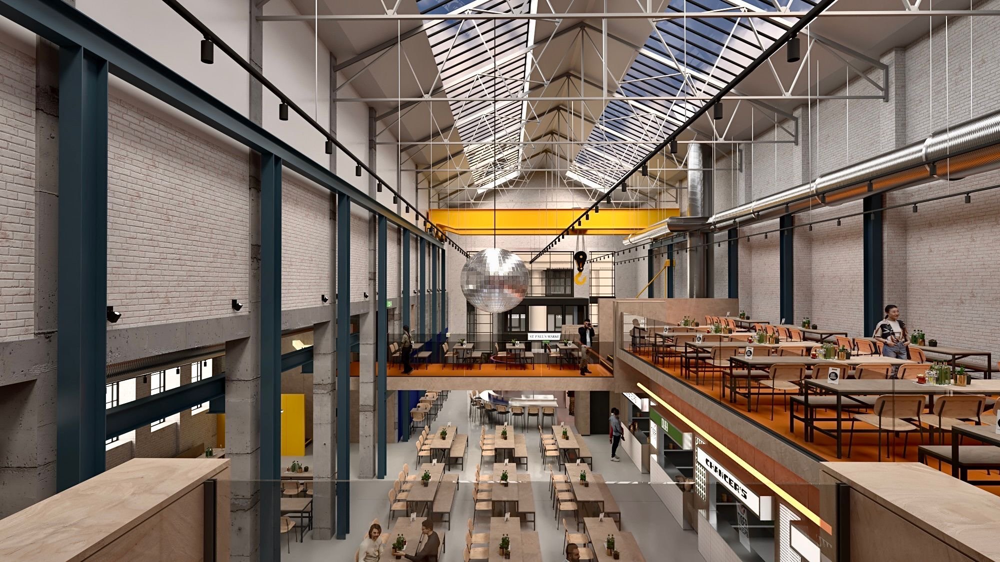 Opening date announced for Birmingham's huge new food hall Saint Paul's ...