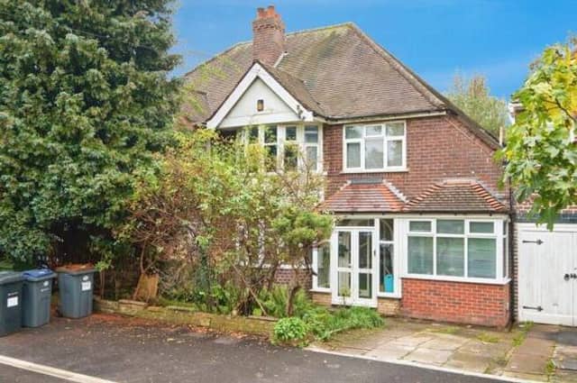 Set back from the road, this semi-detached home offers driveway parking and a quiet residential feel