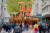 Birmingham's German Market is a colourful and vibrant one, with lots of unique decorations