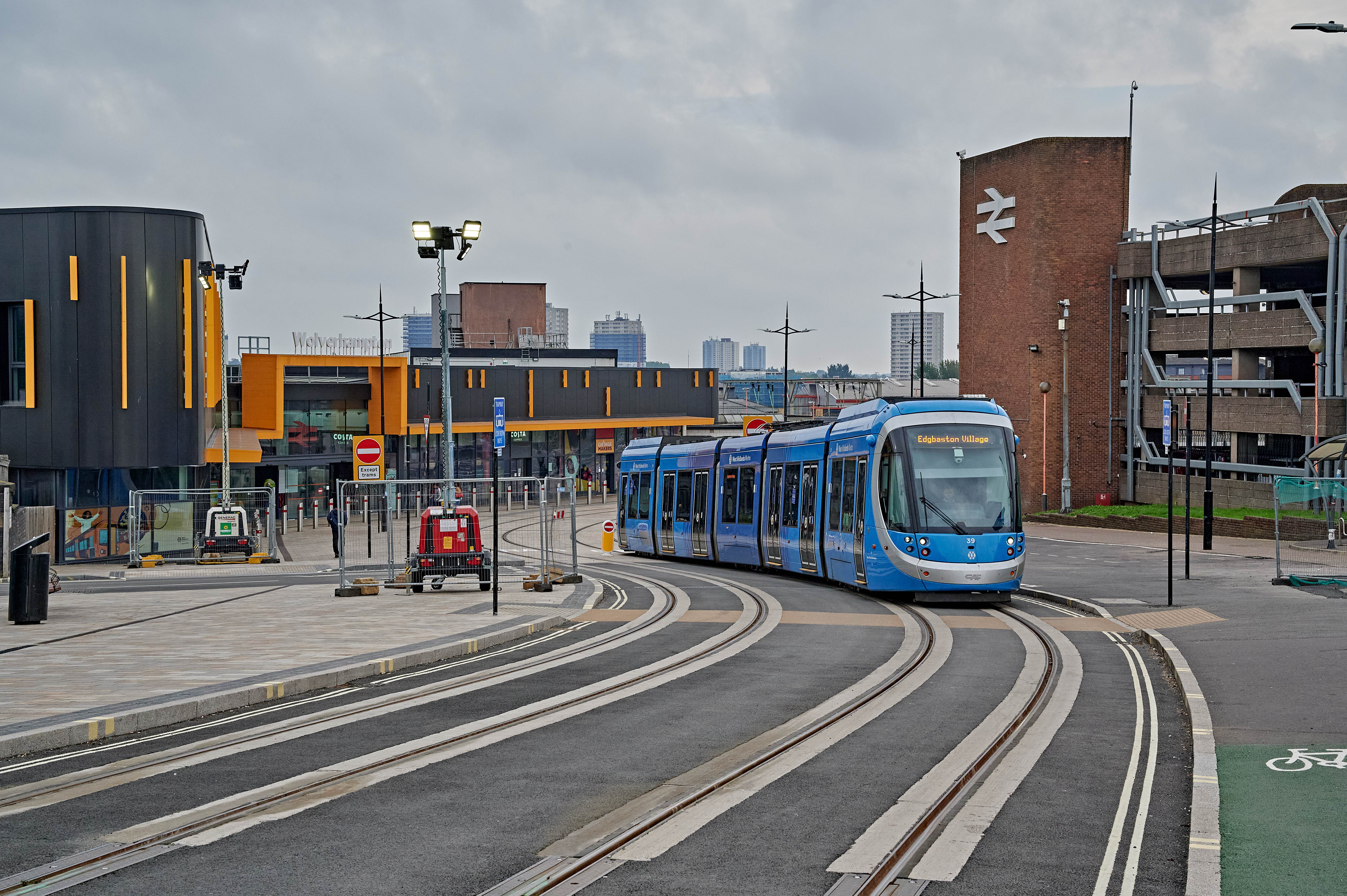 Trams operating between Wolverhampton and Birmingham after major power outage