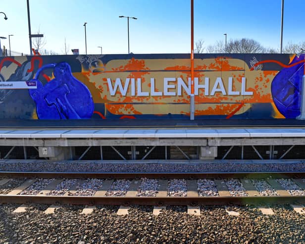Willenhall railway station is open for the first time.