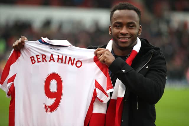 The striker, a former England youth international who went on to play for Burundi, endured a difficult couple of years at Stoke