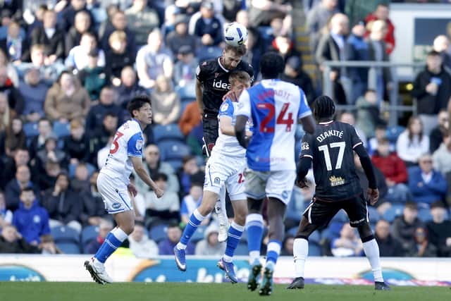 West Brom battle during their draw at Blackburn