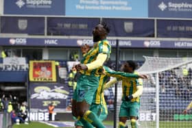 PRESTON, ENGLAND - APRIL 18: Daryl Dike of West Bromwich Albion celebrates after scoring a goal to make it 0-2 during the Sky Bet Championship match between Preston North End and West Bromwich Albion at Deepdale Stadium on April 18, 2026 in Preston, United Kingdom. (Photo by Adam Fradgley/West Bromwich Albion FC via Getty Images)