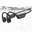 The waterproof bone conduction headphones are designed for swimming, running and outdoor workouts.