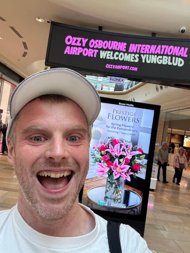 Dan Hudson previously took out ad space to welcome Yungblud to Birmingham