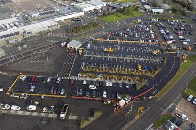 Car park at the airport